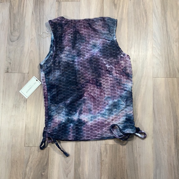 Last Chance ❌ 💜$8ifbundle3 No Comment tie dye print honeycomb stretch  top L jr - Picture 11 of 16